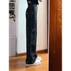 Jeans para mujeres Y2K Mujeres vintage Corea de Streetwear de gran tamaño Estética de carga Pantalones de cabeza de pierna ancha Men Alt Cloth