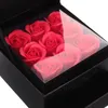 Dekoratif çiçek mücevher organizatör kasası korunmuş çiçek hediye ambalaj kabı kara kutu sevgililer tedavi festival kağıdı
