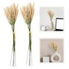 Fleurs décoratives 2 pcs simulées oreilles simulation de blé à fleurs sèches décor de Noël décor bouquet en plastique Stales mariage