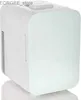 Freezer 10l wit glas voor automotive gebruik en huishoudelijke mini -koelkasten Y240407