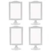 Cadre 4pcs Photo Frame Signer Signal Affichage debout photo tablette de table de bureau Cadre photo de mariage en plastique