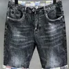 Shorts masculins jeans à ajustement serré jeans en vrac jeans y2k mince vêtements de rue extension coréenne à la mode