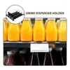 Dekoratif Plakalar 3 PCS İçecek İtme Şişesi Sürgülü Organizatör İstifleme Dağıtıcılar Mini Buzdolabı Yenileme Buzdolabı