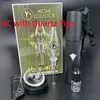 Kits de coletores de néctar com titânio quartzo cerâmica Tip mini copo de tubo de tubo bong bong bong dab kits kits de água de vidro Bongos de água