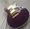 Brinkley Shop Purple Top Purple Guitarolid Mahogany Golden Hardware Guitarra Guitarrs Guitar7637884