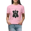 Koszulka Susie Guitar Skull Susie Polos T-shirt koreańskie ubrania damskie