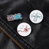 Happy Lucky Enamel Pin Science and Chemistry Beaker Experiment Brooches Металлический значок