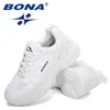 Bona Designerin weiße Turnschuhe Frauen Flats Schuhe vulkanisieren Schuhe Frau Casual Zapatillas Mujer European Size Platform 240328