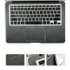 Adapter geborstelde Sier Laptop Skin Decal Laptop Sticker Cover PVC Black Notebook Stickers voor Book Pro 13/ Lenovo/ HP/ Asus/ Acer