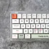 Accessoires Keysland Ceci est des bouchons de clés en plastique Clavier mécanique Cherry MX commutateurs MDA XDA Profil PBT Dye sublimation anglaise russe