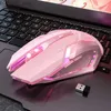 Möss uppladdningsbara Bluetooth -musspelare för dator RGB Gaming Mouse Wireless USB Mouse Silent Ergonomic Mause för bärbara datorer Möss Y240407