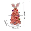 Oggetti decorativi Figurine Pink Tree Easter Resina Light Up Tablet Table Table Centrotavola per le feste a tema Drop Dhuq4