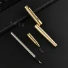 Fountain Pens Metal Signature Pen Black Pearl Neutral Business Gift Advertising Water H240423