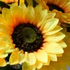 Decorative Flowers 1Pc Artificial Large Sunflowers Bouquet Fake Silk Home Office Party Decor