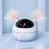 Jouet interactif de chat électrique automatique teaser de souris rotatif jeu de rotation intellige