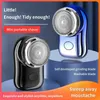 كهربائية محمولة محمولة محمولة USB USB شحن Mini Shaver Electric Shaver Pocket Shaver Hawbroof Gift YQ240403