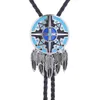 Боло связывает новую индийскую перо Тотем подвеска Eagle Bolo Tie 240407