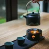 Conjuntos de teaware Conjunto de chá japonês retro Matcha gaiwan porcelana completa Cerimônia de cerâmica infusor Tazas de Te cozinha suprimentos zlxp