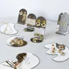 Bolsas de joyería para exhibición acrílico accesorios de artesanías de pografía soportes de tierras de almacenamiento bandeja de anillo de arete de almacenamiento