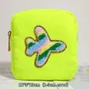 Cosmetic Bags Cartoon Embroidered Bag For Women Portable Nylon Ladies Toiletries Storage Outdoor Travel Make Up Handbags