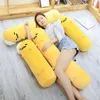 Movies TV Plush toy Gudetama Long Pillow Japanese Style Sofa Decorative Pillow Hug Plush Toy Stuffed Anime Plushies Xmas Gifts For Girl Washable 240407