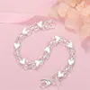 Nieuwe luxe klassieke hartvormige armband voor vrouwen Fashion Designer Sieraden Wedding Party Verjaardagsgeschenk AB105