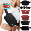 Lu Everywhere Belt Bag Yoga Belt Bags Outdoor Sport Yoga Midjeväska utomhusväskor Kvinnor Gym ELASTISK JUSTABLE REM -blixtlås Fanny Pack Crossbody Purses Nylon Pouch