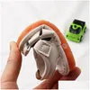 Sandals Cute Cartoon Bear Infant Baby For Kids Girl Solid Color Soft Anti-Slip Shoes Toddler Beach Flats 0-12M Drop Delivery Maternity Otcet