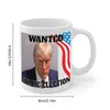 Donald Trump Picture Coffee Mugs Ceramic Tea Cup Creative Present unika dryckespresentförsörjningar 240407