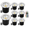 8 Pack 5W underjordiska lampor Lågspänningslandskap Ljus ACDC 12V24V 900LUMENS LED -lampor IP67 Vattentät utomhusbelysning G9299040