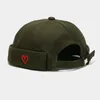 BERETS FASCIE COMUNI VINTAGE COMUNI DI CUORE CAPPIGLIO UNISEX SEGNI OUTDOOR DOTTO DOCKER MENS DONNE DONNE MELONI MELONI