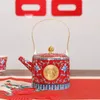 Teaware Sets Tea Enamel Colored Joy Cup Grade High Hand Wedding Gift Celebration Set Creative Pot