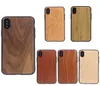 Luxury Real Wooden Nature Wood Bamboo Bamboo Soft Edge Phone Cover Couvercle pour iPhone 11 XS Max xr x 6 7 8 Plus Samsung S10 Lite S9 S6869733