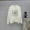 Nieuw ontwerp 24 Nieuwe Vine Letter Round Neck Losse Mens en Womens Sweater 500 g High Weight Long Sleeve