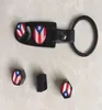 1set Puerto Rico Flag skórzana klamra zaworu klekowego zawór zaworu oponowego zawór oponowy trzpień osłony powietrza Caps CapePQQQQQ000124697725