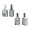 Storage Bottles 4 PCS Perfume Bottle Terrarium Glass Containers Tube Anodized Aluminum Nozzle Travel