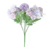 Fiori decorativi 32 cm Rosa artificiale fiore bouquet set pu decorazioni di soggiorno finto tavolo atmosfera di Natale ti amo