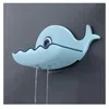 1 pc baleine en forme de savon sans poinçonnage Boîte de salle de bain Savon de salle de bain Soconte de salle de bain Mur de salle de bain étagère de rangement de salle de bain