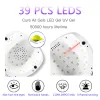 RESTS 2020 86W Sécheur à ongles à lampe LED UV pour manucure de clou avec 39 PCS LEDS Séchage rapide Séchage de l'ongle Light Lampe de durcissement pour tout Gel Polon