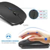 Mice Silent wireless mouse charging Dula model tablet Bluetooth compatible suitable for iPad/Samsung/Huawei laptop 2.4G Mause H240407
