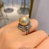 Tiktok Pearl Ring Fashion Accessoires Ring Ring Ring.