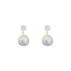 Charm Pearl Ear Studs Damesontwerp Sense geavanceerd unieke buckle nieuwe mode oorbellen drop levering sieraden dhuw4