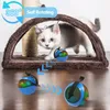 Boule à balle en mouvement automatique chaton chaton interactif intelligent électrique Toys USB RECHARGAGE HUNTING EXERCICE TOYS 240403