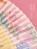 Decoratieve beeldjes China verboden stad honderd bloemen vouwen fan romantische geborduurde handgemaakte huishoudelijke huishoudelijke producten draagbare bruiloft