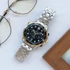 Nuovo marchio Top Omegx 44 mm Sea Master Mens Watch Multifunctional Chronograf