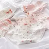 Calcinha feminina 2024 fofo com linha de arco para mulheres lingerie de roupas íntimas rosa estilo japão estilo floral sexy calcinha