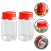 Bouteilles de rangement Jar Candy Pot Céramique Pot réutilisable Conteneur en plastique Biscuit