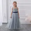 Bright Silver Red Jewel Girl Girls/Party Dresses Girl's Pageant Jurken Flower Girl-jurken meisjes Everyday Skirts Kinderkleding SZ 2-10 D406232