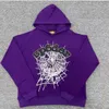 24 Newdesigner Herren Hooded Spider Hoodie Young Thug Hoodies Womens Sweatshirts Hosen Web gedruckt 555555 Grafik Y2K