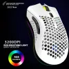 Stand bm600 portable ergonomic wireless usb souris souris rechargeable rvb jeu pc gamer pour ordinateur portable mause accessoires rose blanc pc rose